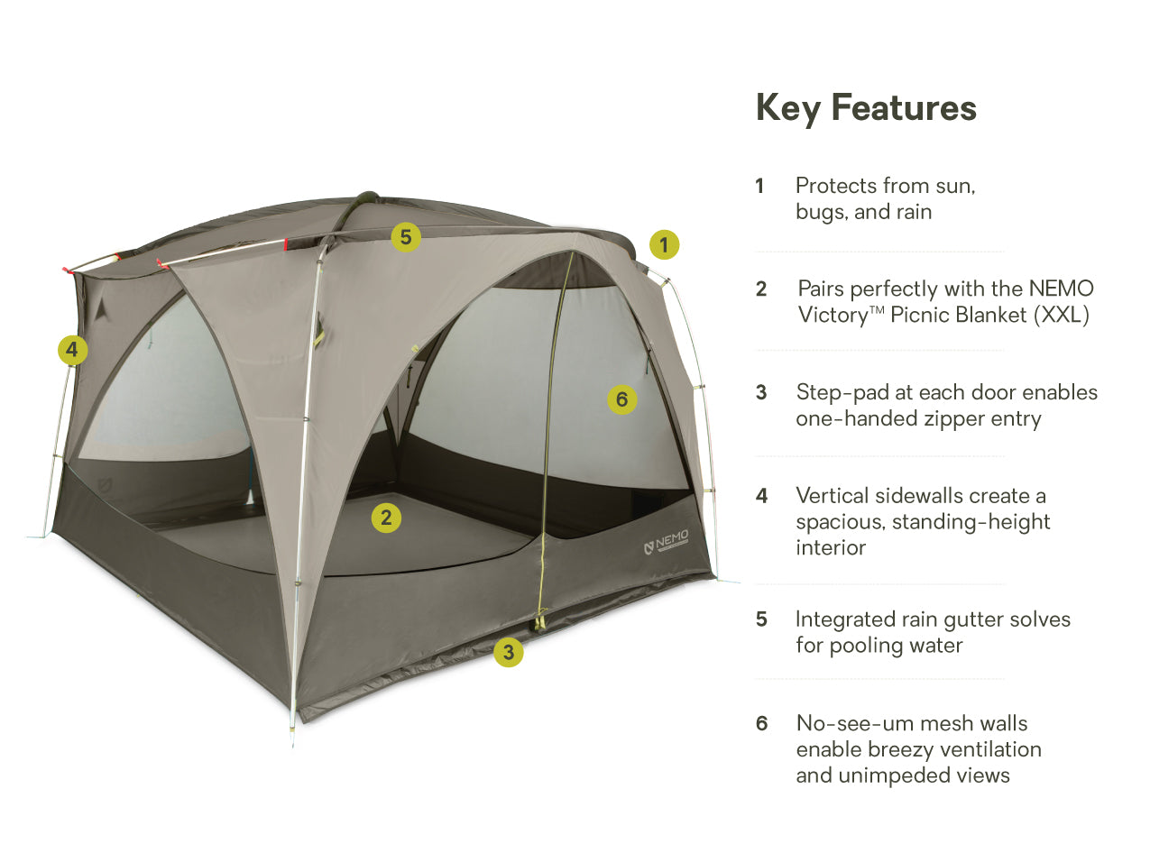 Victory™ Screenhouse Camp Shelter